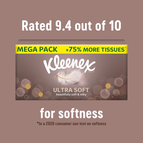 Kleenex Ultra Soft Extra Large Compact Tissues 40 Sheets thumbnail 2