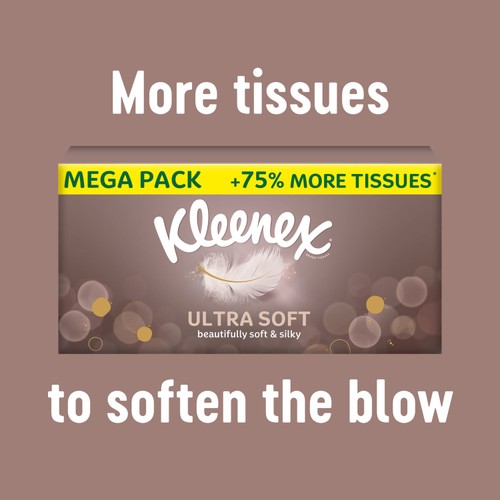 Kleenex Ultra Soft Extra Large Compact Tissues 40 Sheets thumbnail 4