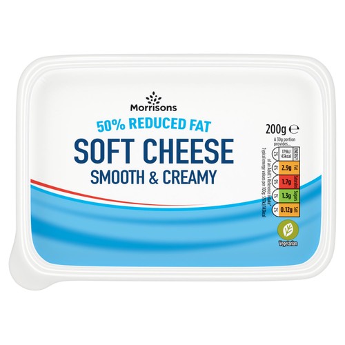 Morrisons 50% Reduced Fat Soft Cheese 200g
