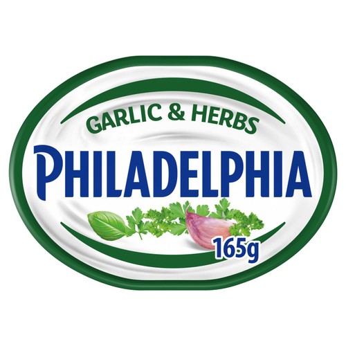 Philadelphia Garlic & Herbs Soft Cream Cheese 165g