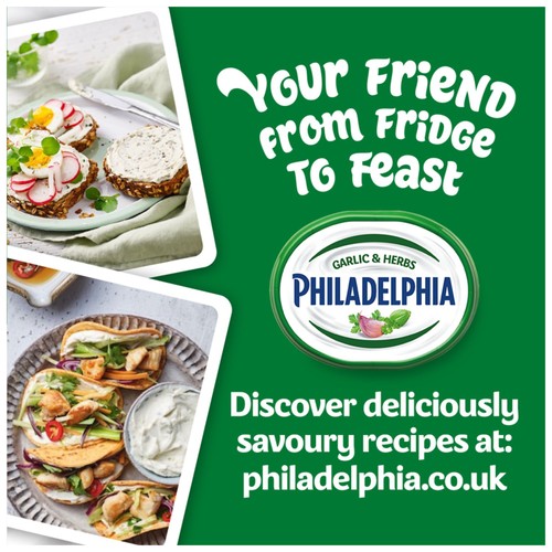 Philadelphia Garlic & Herbs Soft Cream Cheese 165g thumbnail 5