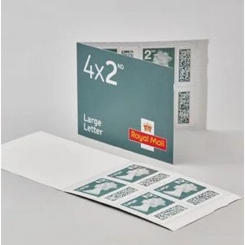 Royal Mail 2nd Class Large Letter Stamp Books thumbnail 2