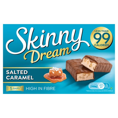 Skinny Dream Salted Caramel Bars