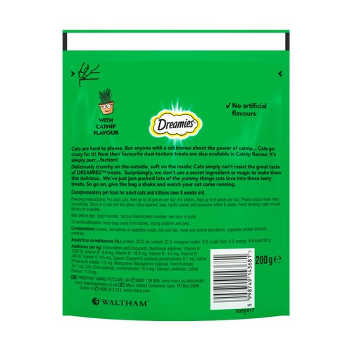 Dreamies Cat Treat Biscuits with Catnip thumbnail 2