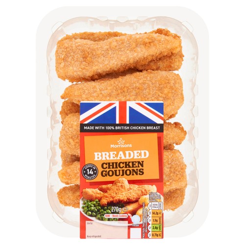 Morrisons British Breaded Chicken Goujons 270g