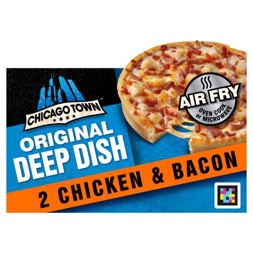 Chicago Town Deep Dish Chicken & Bacon Pizzas