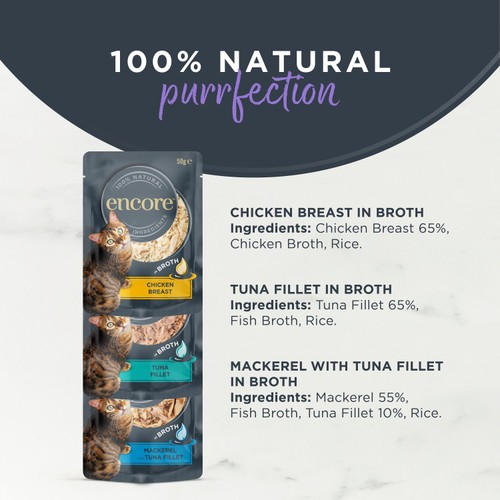 Encore Cat Pouch Finest Selection In Broth  thumbnail 5