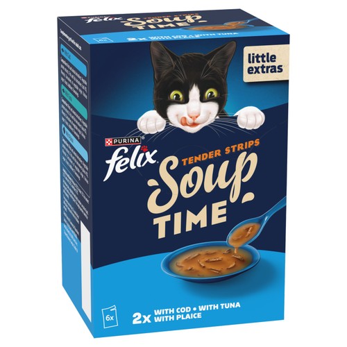 Felix Soup Tender Strips Fish Selection Wet Cat Food  thumbnail 5