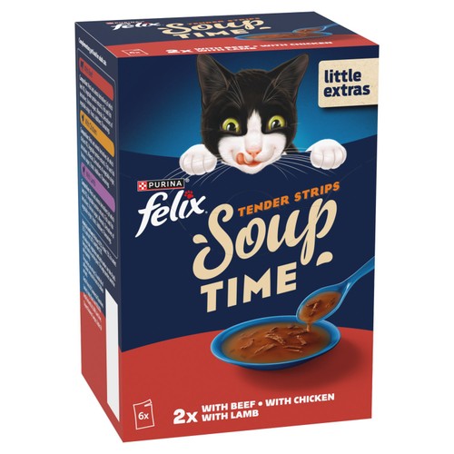 Felix Soup Tender Strips Farm Selection Wet Cat Food thumbnail 5