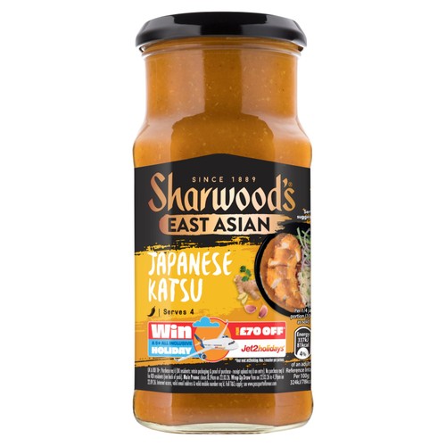 Sharwood's East Asian Japanese Katsu Curry Cooking Sauce 415g thumbnail 2
