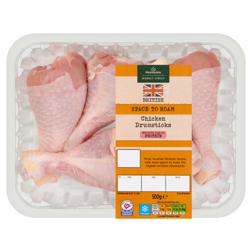 Morrisons British Chicken Drumsticks 500g