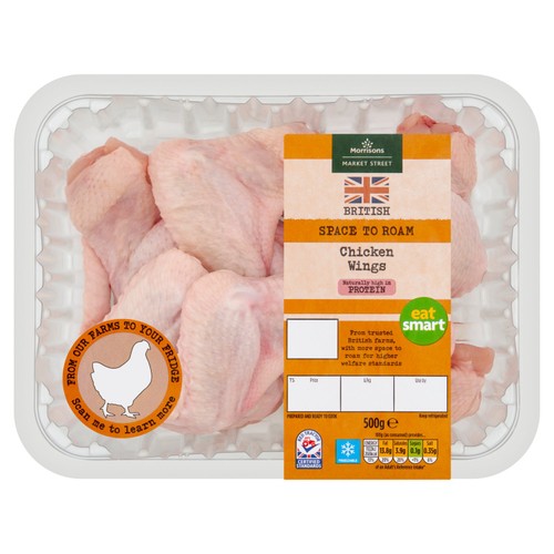 Morrisons British Chicken Wings 500g