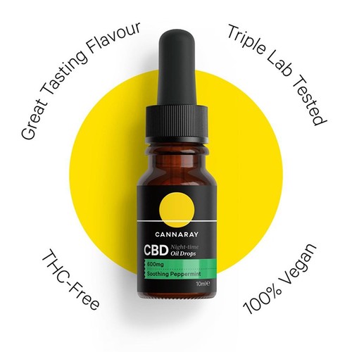 Cannaray Cbd Night Time Oil Drops thumbnail 2