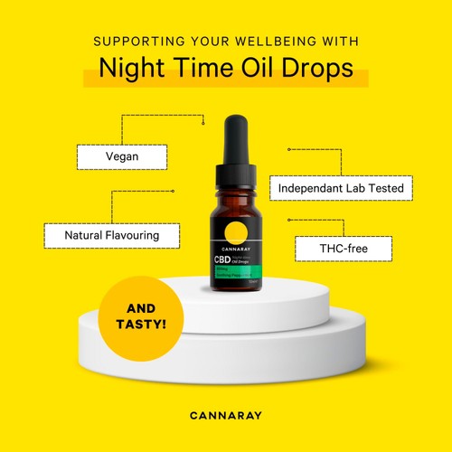 Cannaray Cbd Night Time Oil Drops thumbnail 5