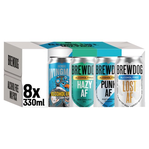 BrewDog Mixed Alcohol Free Beer Cans 