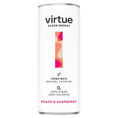 Virtue Yerba Mate Peach & Raspberry
