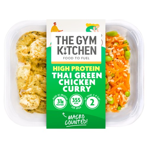 The Gym Kitchen Thai Green Chicken Curry 400g thumbnail 2