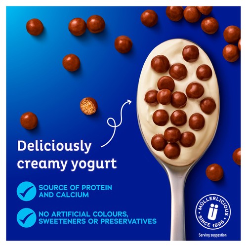 Muller Corner Vanilla Yogurt with Chocolate Digestive Biscuits 124g thumbnail 3