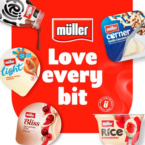 Muller Corner Toffee Yogurt with Chocolate Hoops 124g thumbnail 5