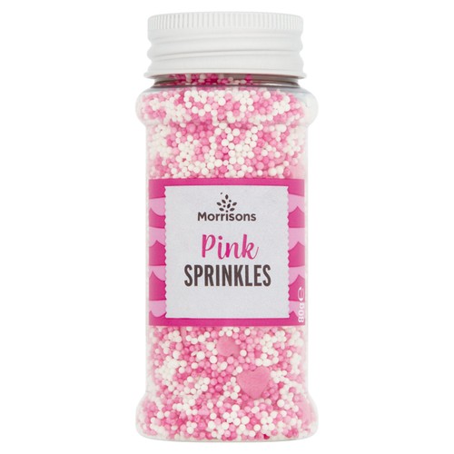 Morrisons Pink Sprinkle Mix