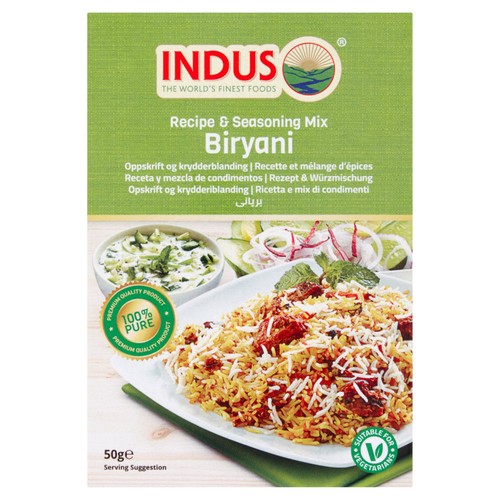 Indus Biryani Recipe & Seasoning Mix 50g