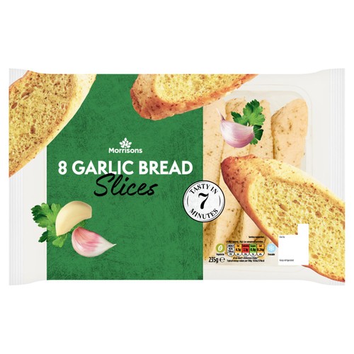 Morrisons 8 Garlic Bread Slices 
