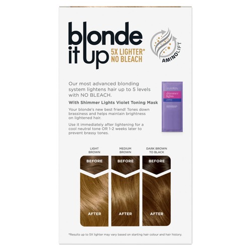 Clairol Blonde It Up Permanent Hair Dye Platinum Blonde thumbnail 4