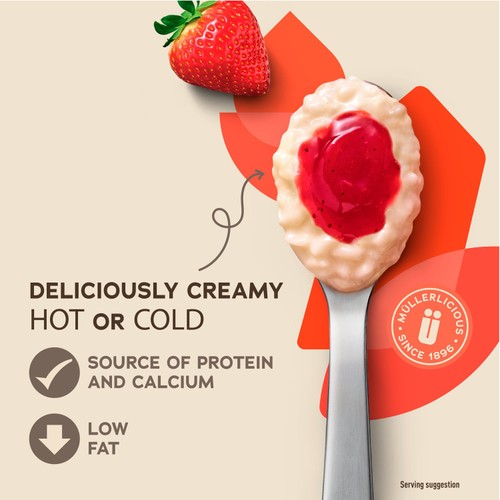 Muller Rice Strawberry Low Fat Dessert 170g thumbnail 3