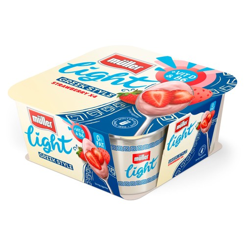 Muller Light Greek Style Strawberry Yogurt thumbnail 2