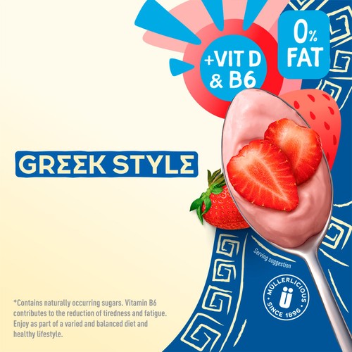 Muller Light Greek Style Strawberry Yogurt thumbnail 5