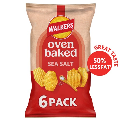 Walkers Baked Sea Salt Snacks Crisps  thumbnail 2