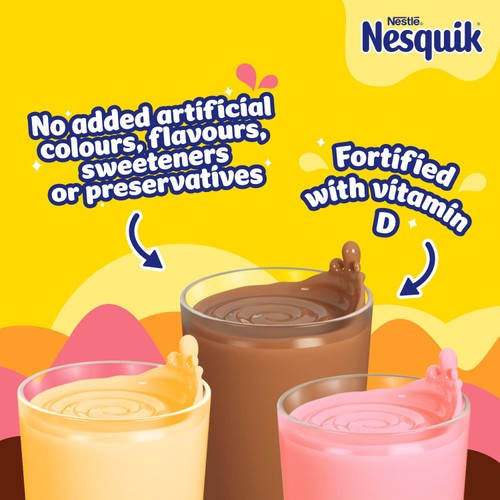 Nesquik Banana Flavoured Milkshake Powder 500g Tub thumbnail 4