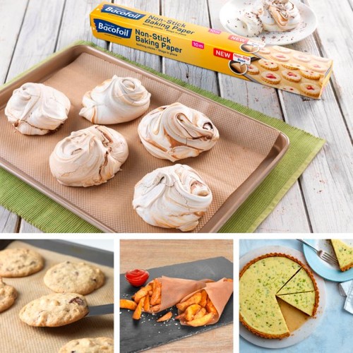 Bacofoil Non Stick Baking Paper With Non Slip Base 10m thumbnail 3