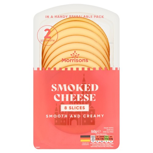 Morrisons Smoked Cheese Slices 160g