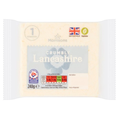 Morrisons Crumbly Lancashire Cheese 240g
