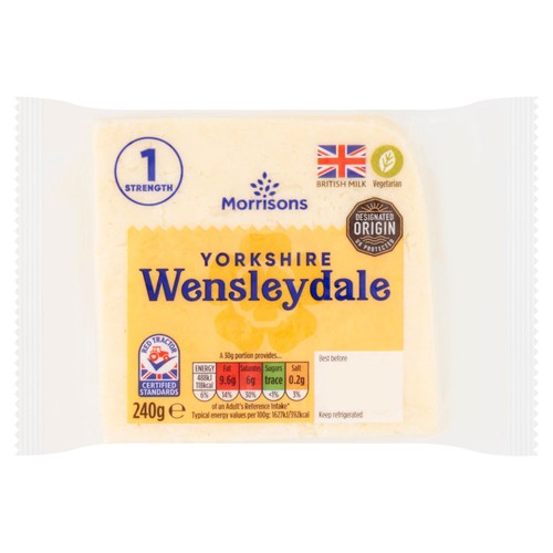 Morrisons Wensleydale Cheese 240g