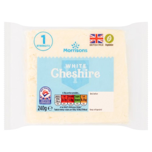 Morrisons White Cheshire Cheese 240g