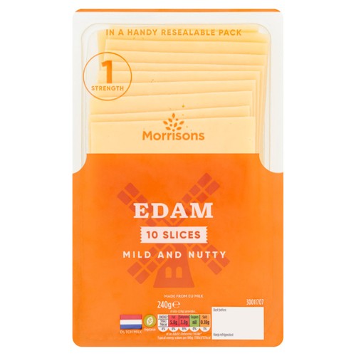 Morrisons Edam Slices 240g