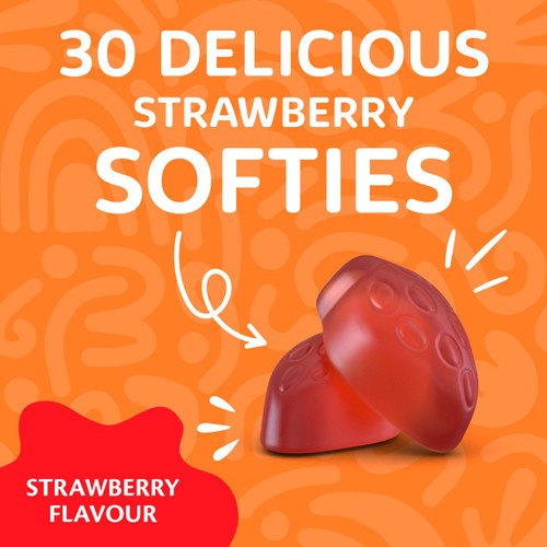 Haliborange Kids Iron & Vit C Strawberry Flavour Softie  thumbnail 3