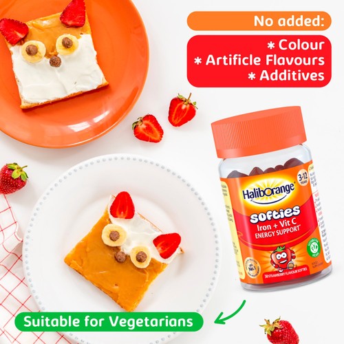 Haliborange Kids Iron & Vit C Strawberry Flavour Softie  thumbnail 4
