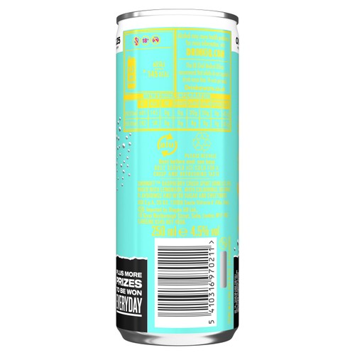 Smirnoff Raspberry Crush & Lemonade Cocktail Can   250ml thumbnail 2