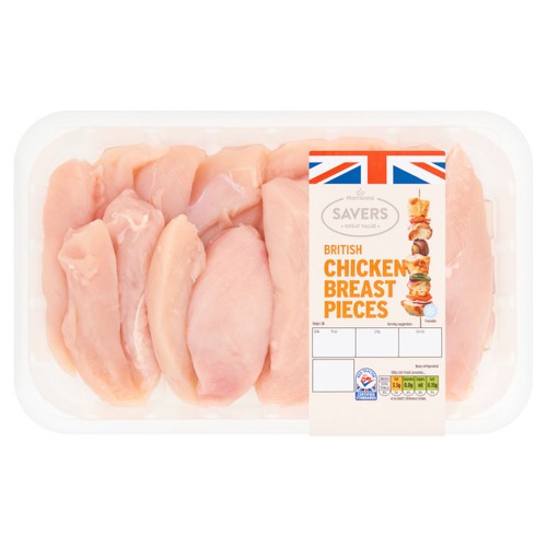 Morrisons Savers British Chicken Breast Pieces 750g
