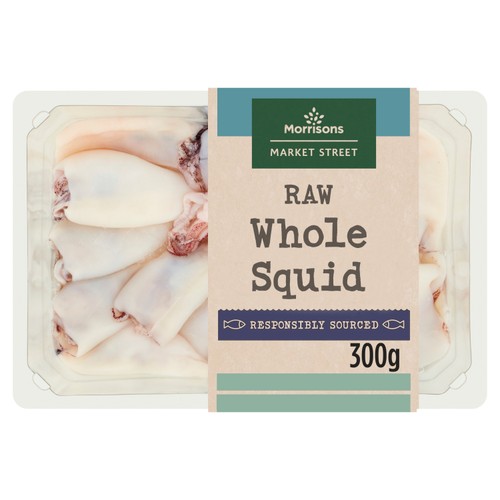 Morrisons Raw Whole Squid 