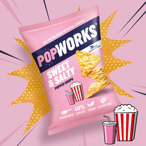 Popworks Sweet & Salty Sharing Popped Crisps thumbnail 3