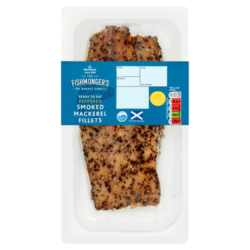 Morrisons Scottish Peppered Hot Smoked Mackerel Fillets 250g