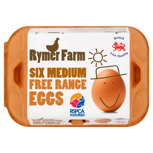 Rymer Farm 6 Medium Free Range Eggs