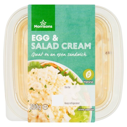 Morrisons Egg & Salad Cream Sandwich Filler