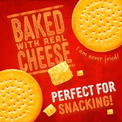 Jacob's Cheddars Red Leicester Flavour Cheese Biscuits thumbnail 3