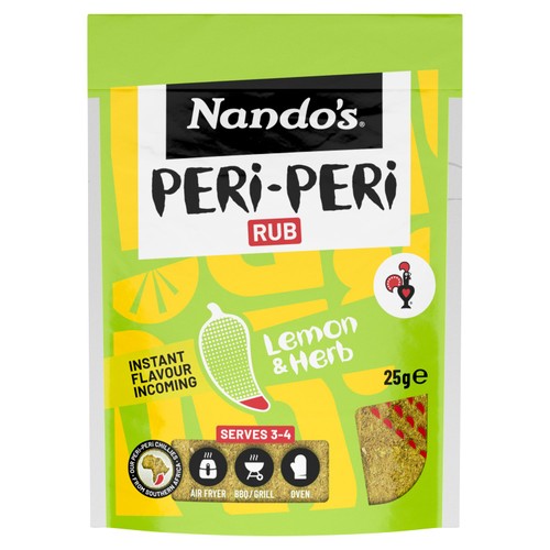 Nando's Peri-Peri Rub Lemon & Herb Extra Mild 25g