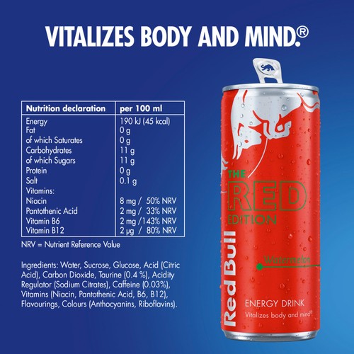 Red Bull Energy Drink Red Edition Watermelon thumbnail 3